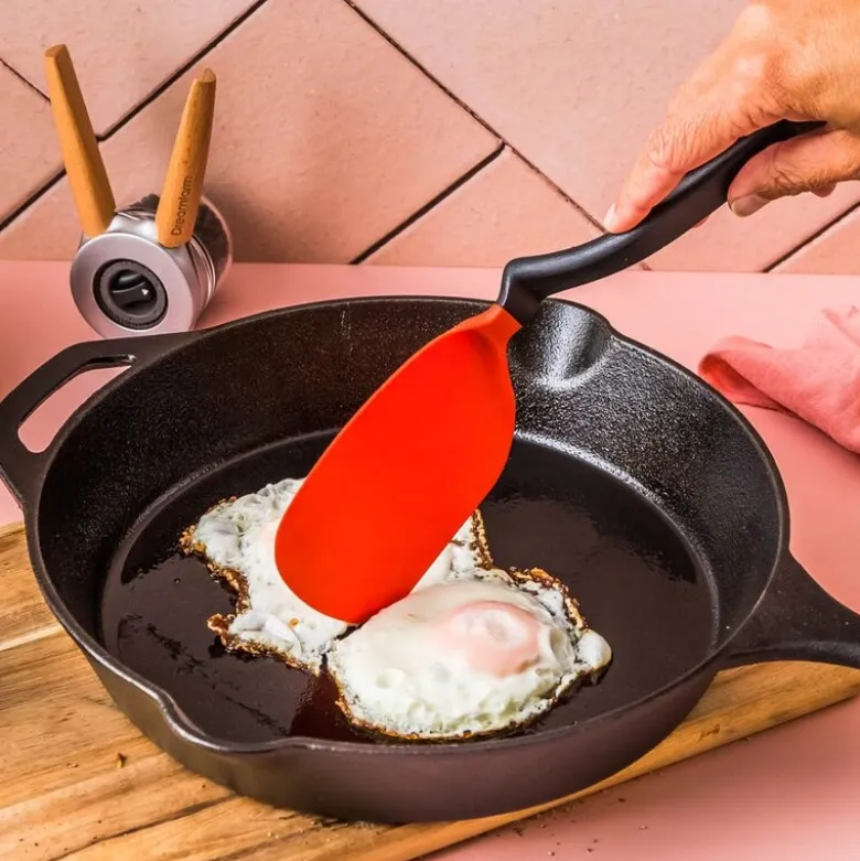 Stekespade fleksibel liten 24,6 cm rød