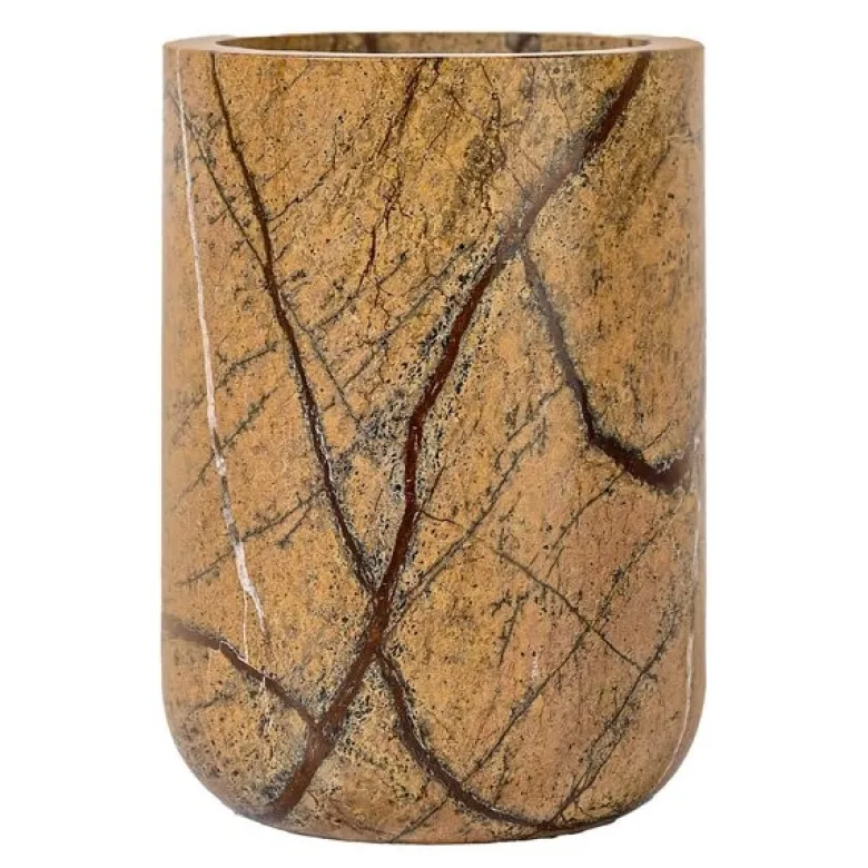 Sten vinkjøler 28x17 cm brun
