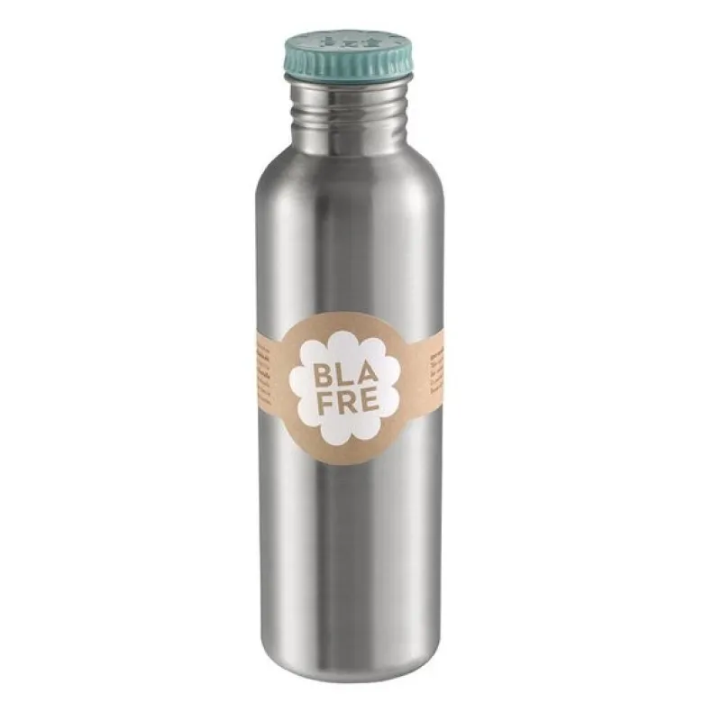 Stålflaske 750 ml blågrønn