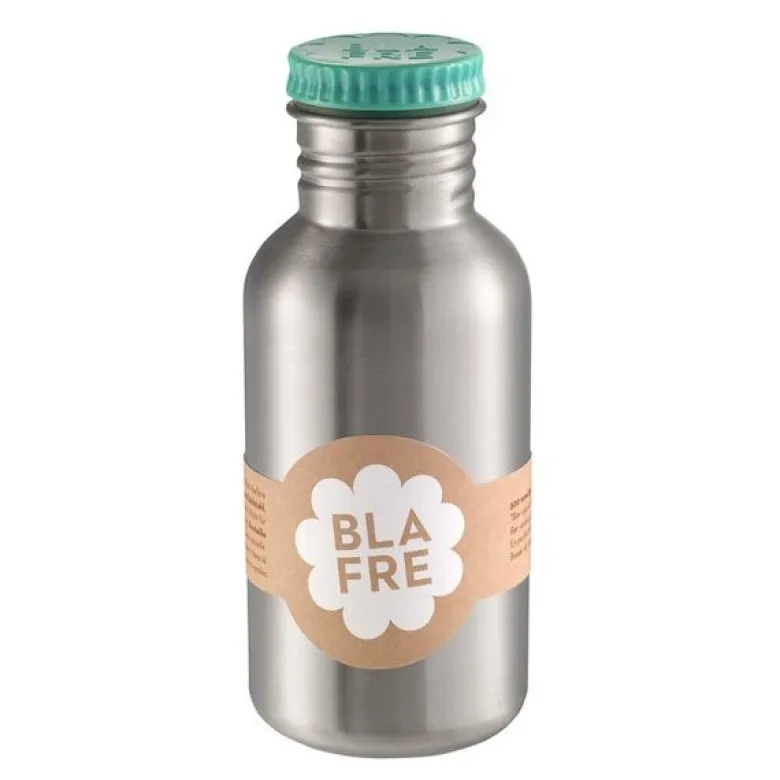 Stålflaske 500 ml blågrønn
