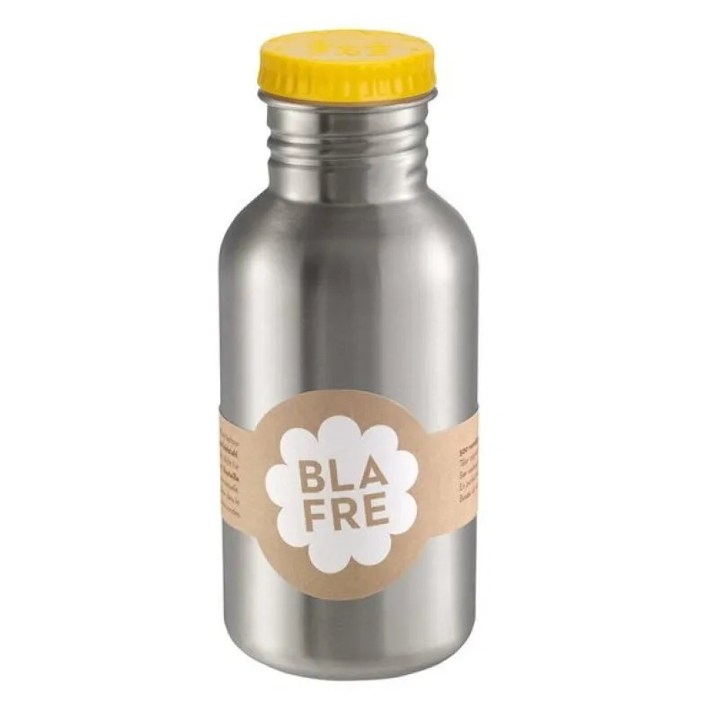 Stålflaske 500 ml gul