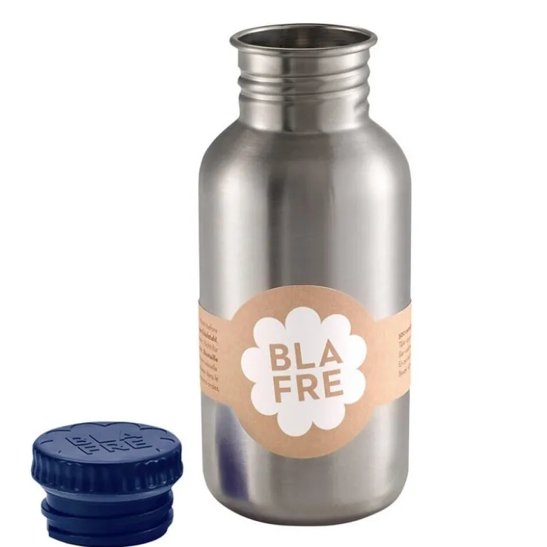 Stålflaske 500 ml marineblå