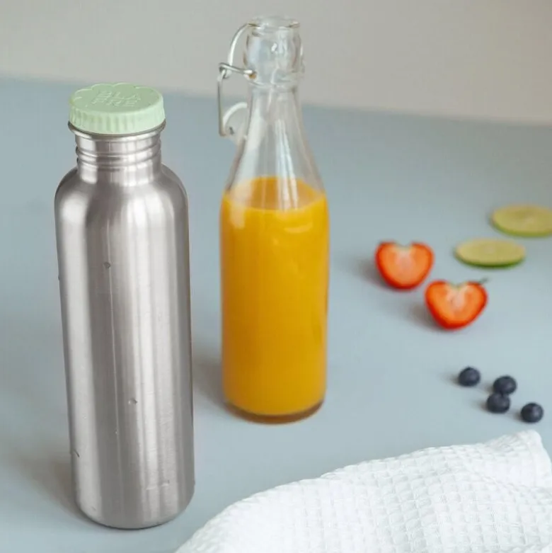 Stålflaske 750 ml marineblå