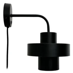Stoke vegglampe 29 cm svart