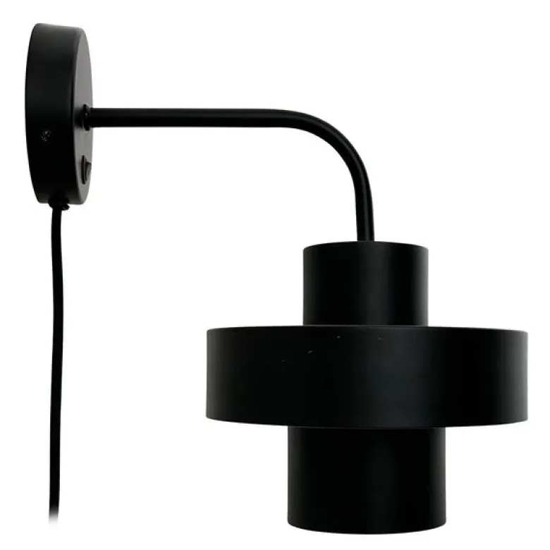 Stoke vegglampe 29 cm svart