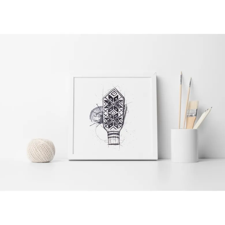 Store kunstkort selbuvott