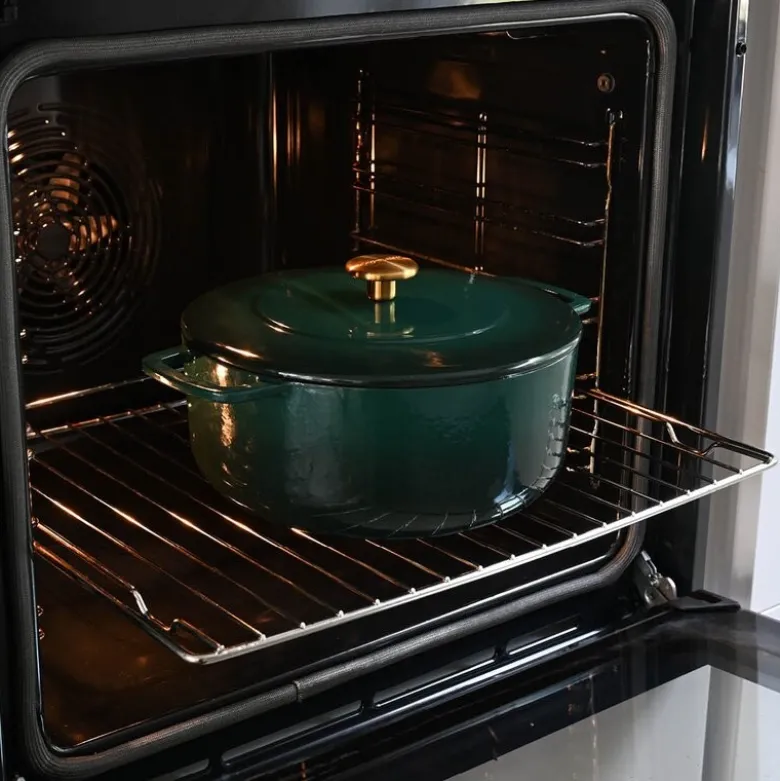 Støpejernsgryte 24 cm 3,8L holly green