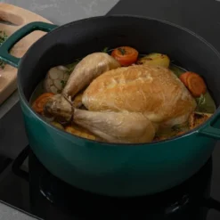 Støpejernsgryte 24 cm 3,8L holly green