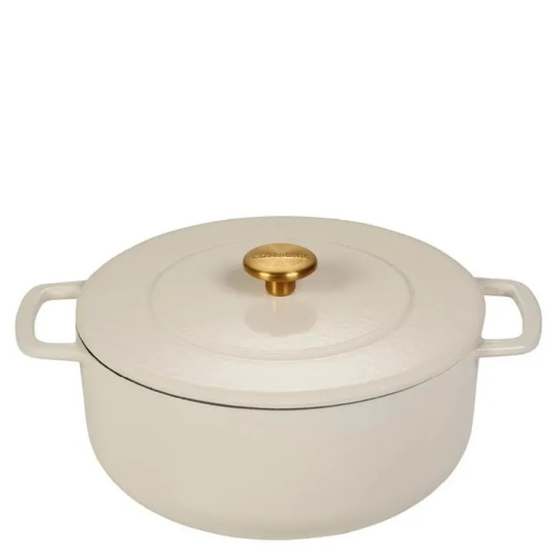 Støpejernsgryte 24 cm 3,8L sand