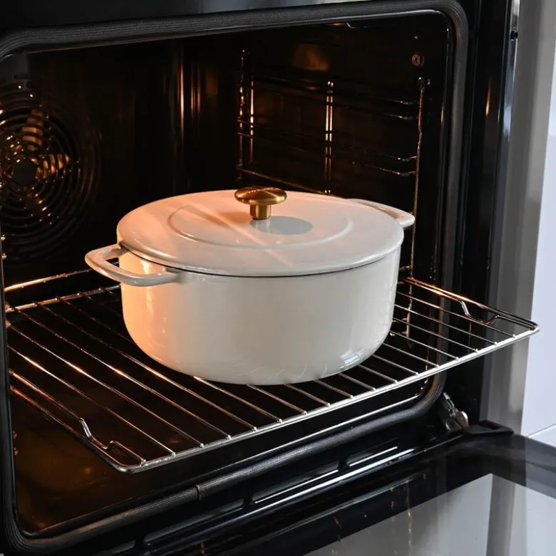 Støpejernsgryte 24 cm 3,8L sand