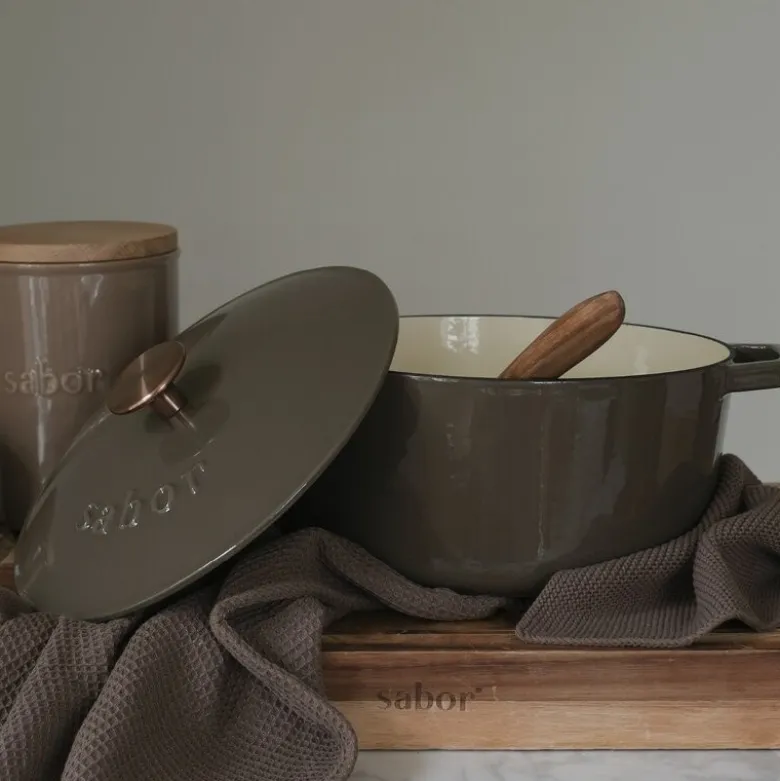 Støpejernsgryte 4,4L mahogany