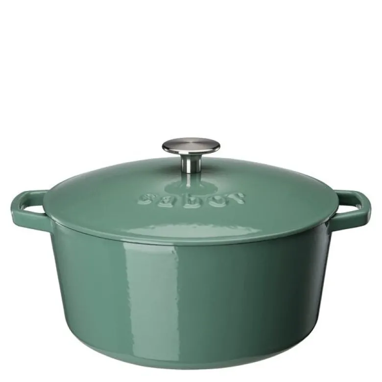 Støpejernsgryte 4,4L sea green