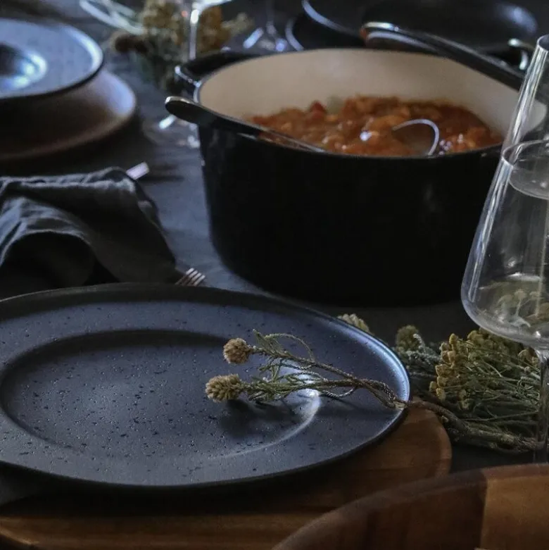 Støpejernsgryte 4,4L svart