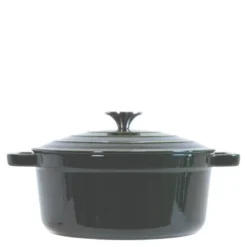Støpejernskasserolle med lokk 4L 24 cm