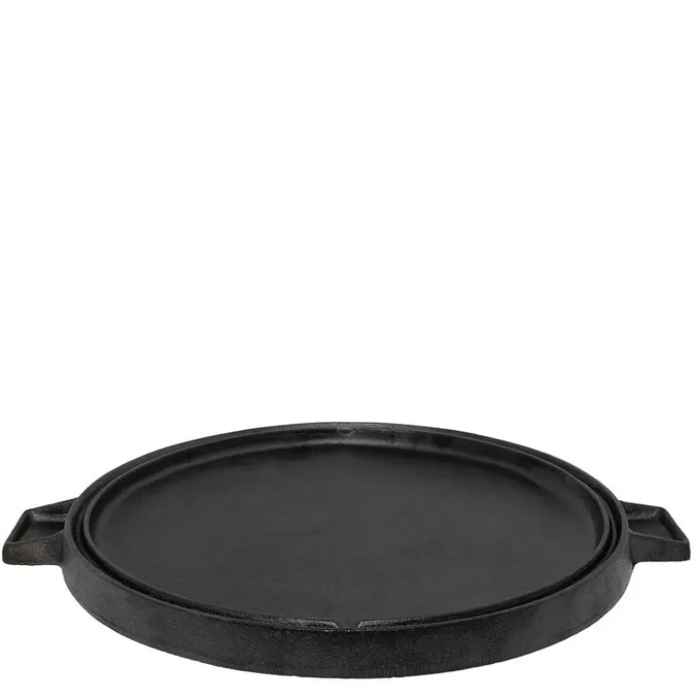 Støpejernsplate vendbar 36 cm