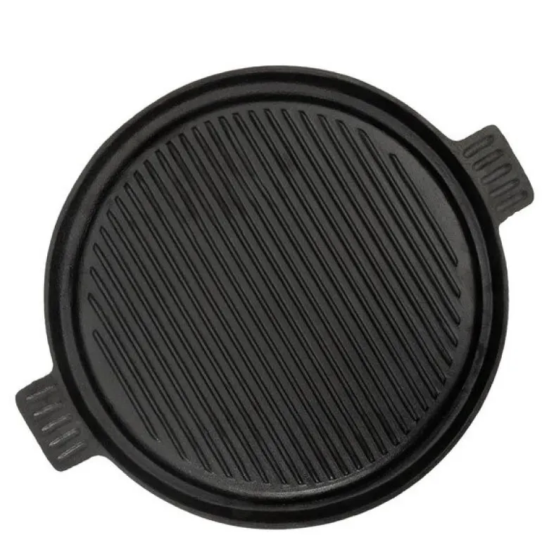 Støpejernsplate vendbar 36 cm