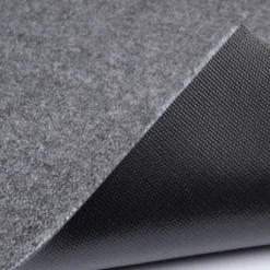 Stripes horisontal gulvmatte 120x67 cm dijon/grey