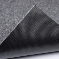Stripes horisontal gulvmatte 130x90 cm dijon/grey
