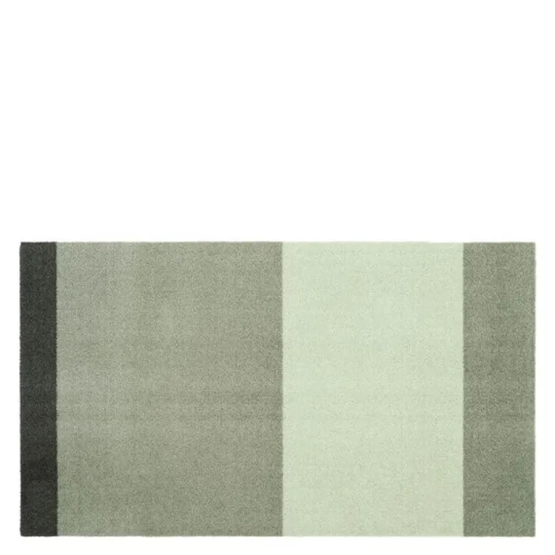 Stripes horisontal gulvmatte 120x67 cm green