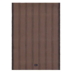 Stripete løpere i bomull 250x50 cm brun/svart