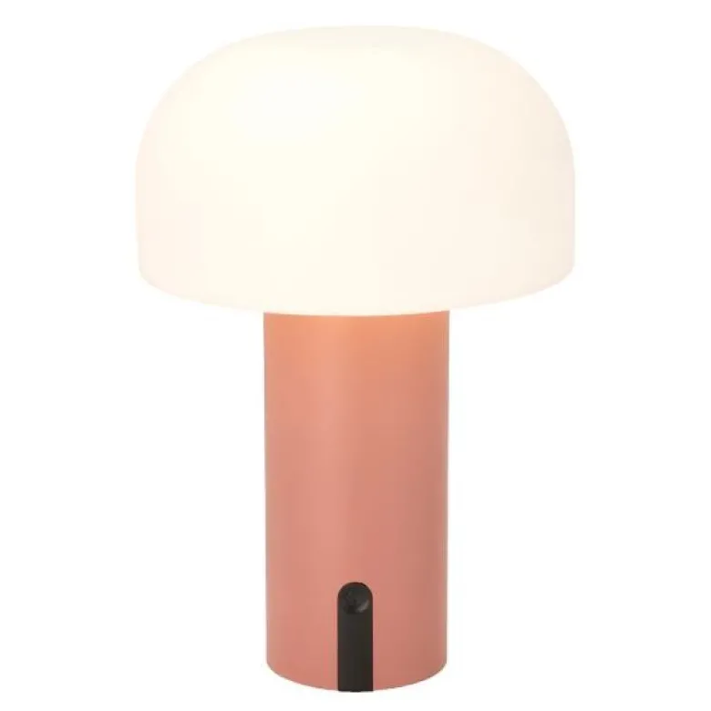 Styles LED lampe 15x22,5 cm rosa