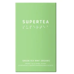 Supertea økologisk grønn te 30g 20 stk mynte