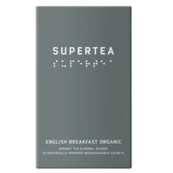 Supertea økologisk svart te 30g 20 stk english breakfast