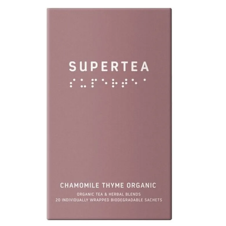 Supertea økologisk urtete 30g 20 stk kamille timian