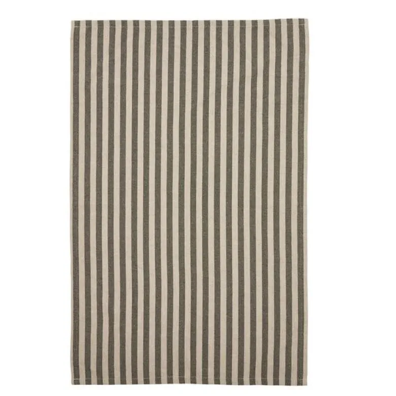 Svea kjøkkenhåndkle 50x70 cm lin & grønn