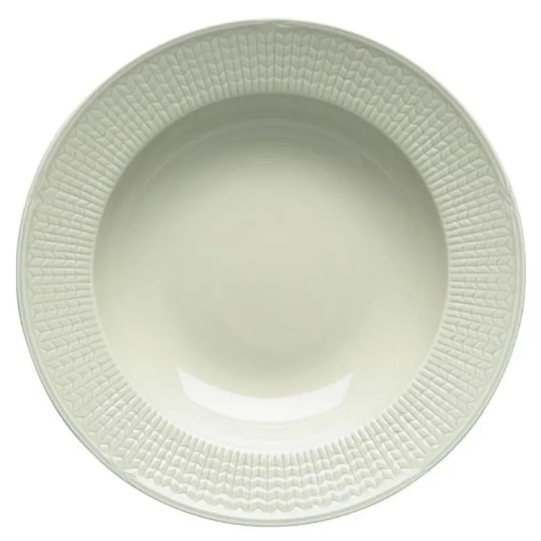 Swedish Grace dyp tallerken 25 cm eng/grønn