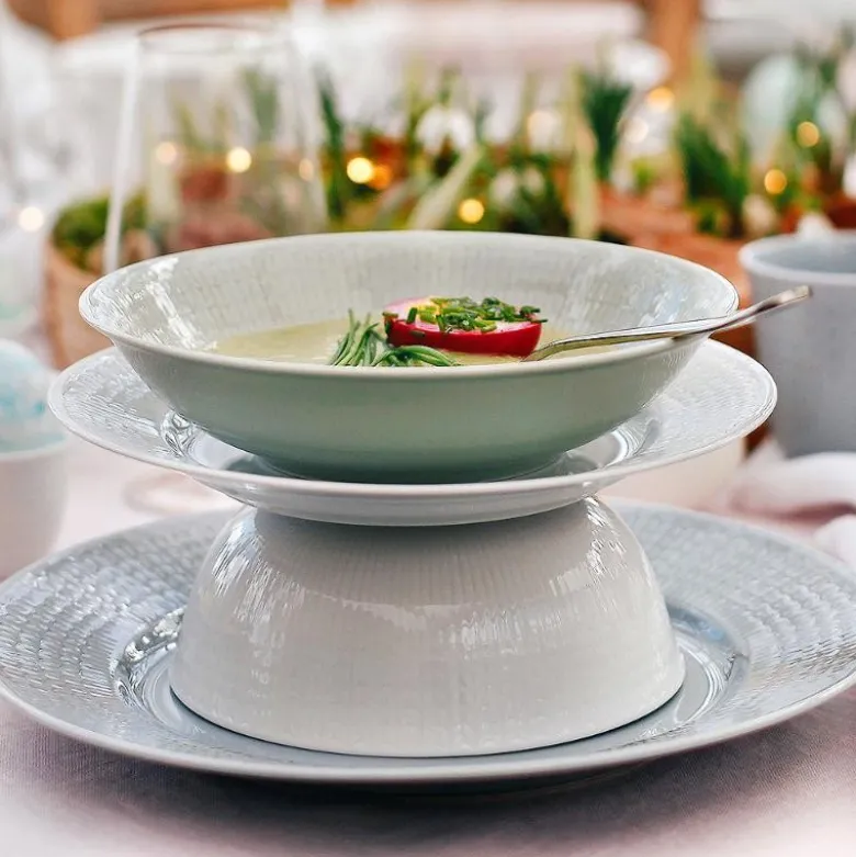 Swedish Grace dyp tallerken 25 cm eng/grønn