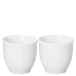 Swedish Grace eggeglass 4 cl 2 stk snø/hvit