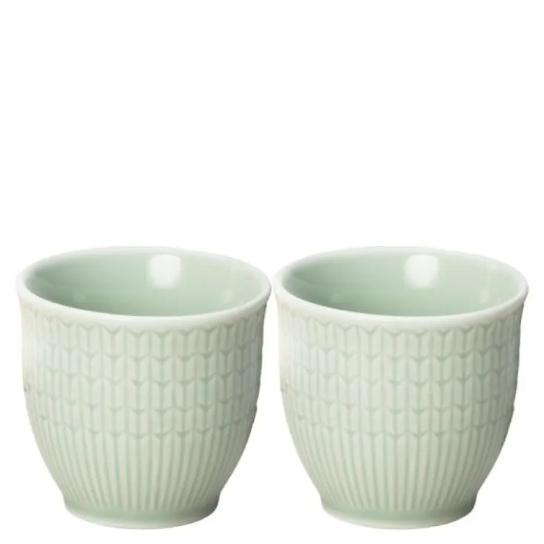 Swedish Grace eggeglass 4 cl 2 stk eng/grønn