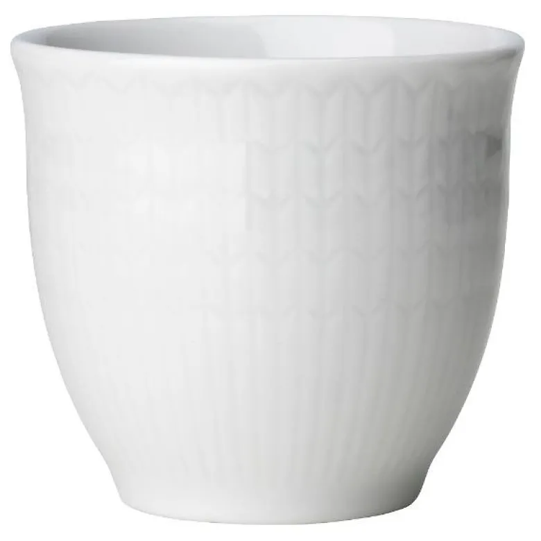 Swedish Grace eggeglass snø/hvit