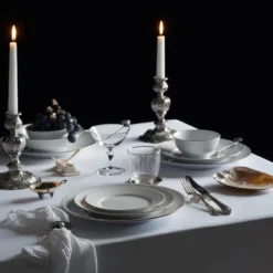 Swedish Grace Gala dyp tallerken 19 cm hvit