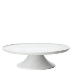 Swedish Grace kakefat 31 cm snø/hvit