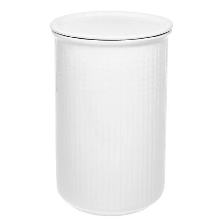 Swedish Grace krukke L 1,3L snø/hvit