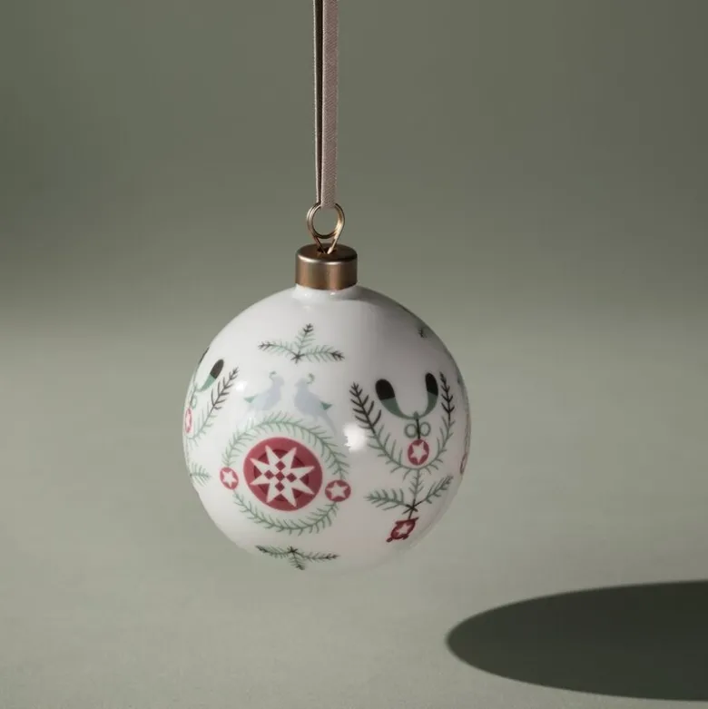 Swedish Grace Winter julekule 8 cm