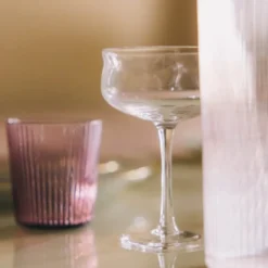 Swirl Coupe-cocktail glass 26 cl 2 stk Wave