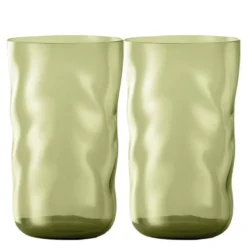 Swirl longdrink glass 48 cl 2 stk Moss