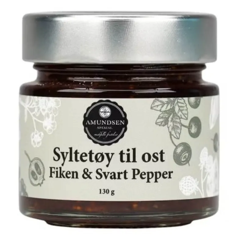 Syltetøy til ost 130 g fiken & svart pepper