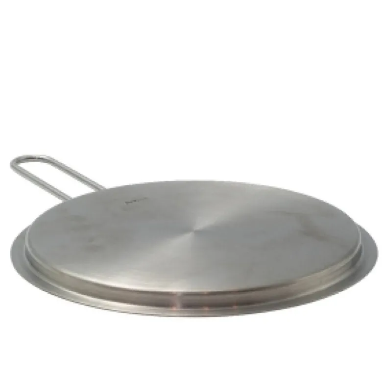 Tallerkenlokk 24 cm rustfritt stål