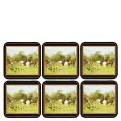 Tally ho glassunderlag 6 stk