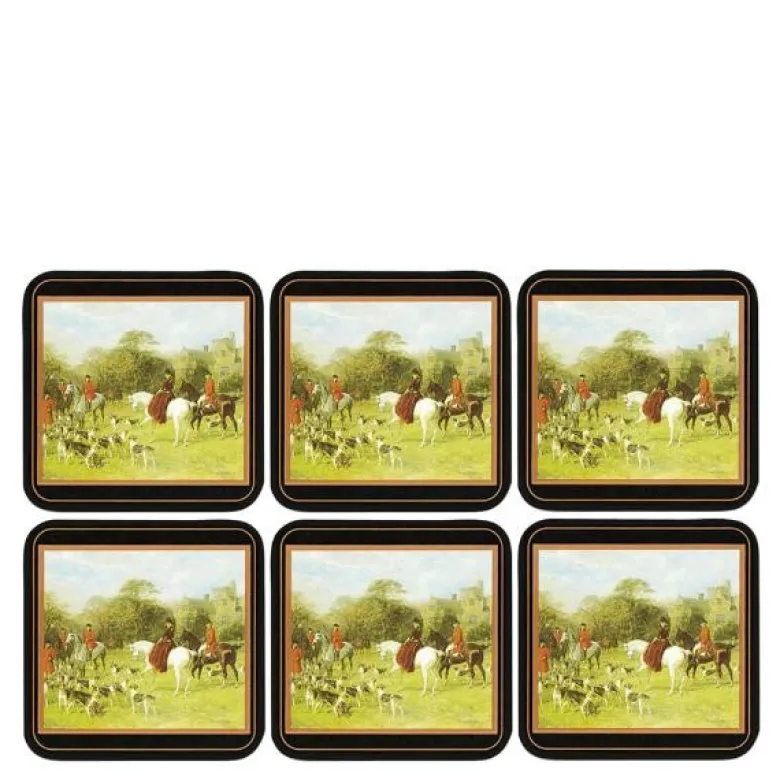 Tally ho glassunderlag 6 stk
