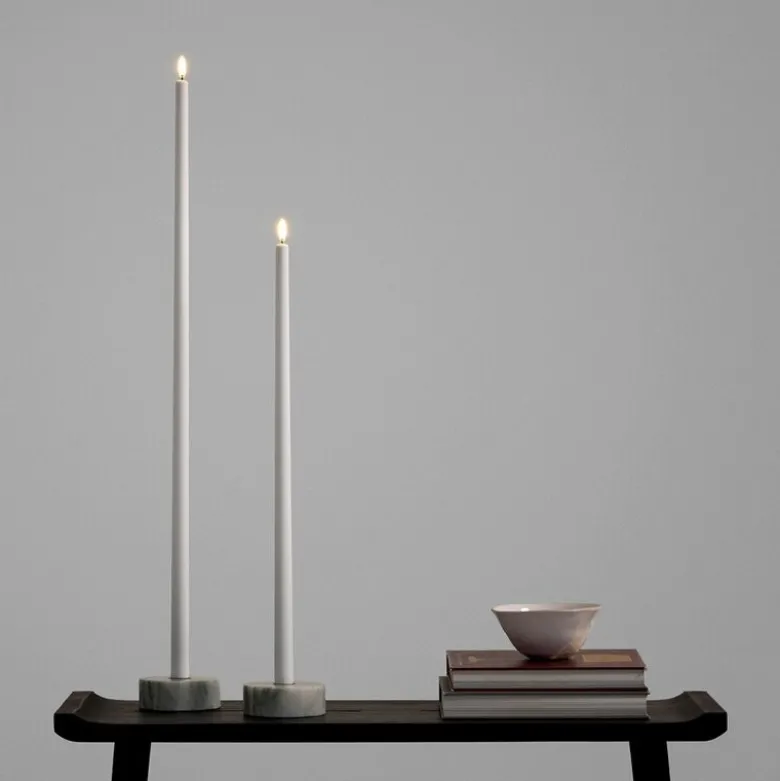 Taper Candles Led kronelys 2,3x55 cm 1 stk nordic white