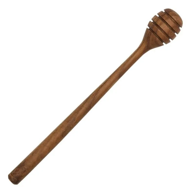 Teak honningskje 19 cm tre