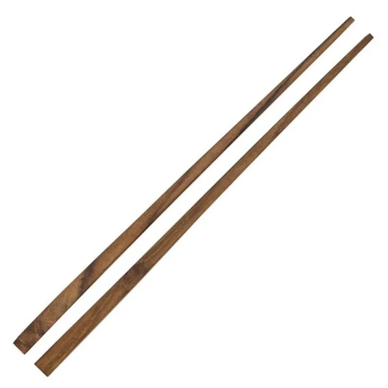 Teak spisepinner 23 cm tre