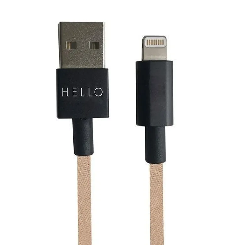 Tech Favourite kabel lightning 1m beige