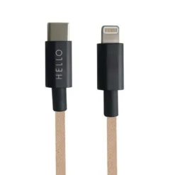 Tech Favourite kabel USBC til lightning 1m beige