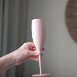 Termo champagneglass BOBLEGLEDE 12 cl dus rosa
